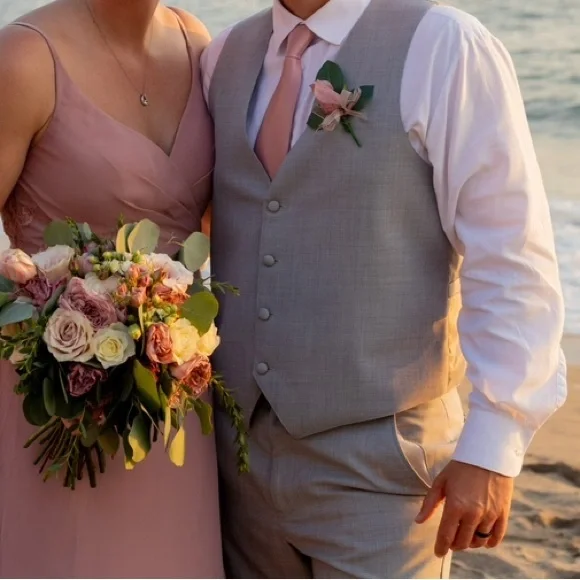 Azazie Lennon Maxi Dress in Dusty Rose - Picture 7 of 7